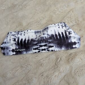 Halo Black and White Tie-Dye Headband